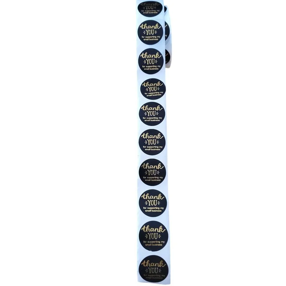 3-Pack 500 Thank You for Supporting My Small Business Sticker 1 Inch Labels 1500